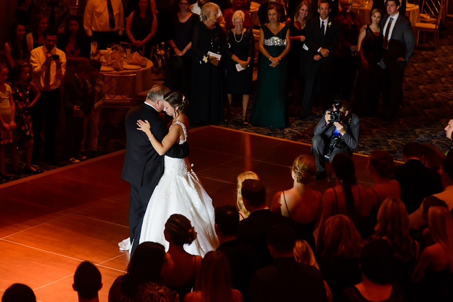 Philadelphia Wedding Photographer Daniel Moyer capturing a father daughter dance.